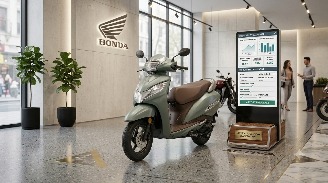 Honda Activa 125 EMI Calculator Down Payment 2026