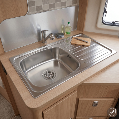 Crocodile 304 SS Sink with Drainboard