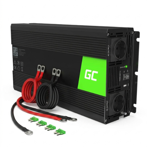 Green Cell 1500W 3000W 12V to 230V Inverter