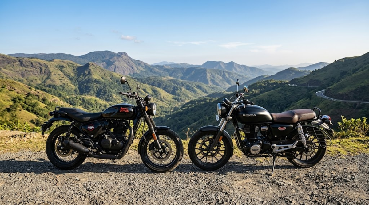 Royal Enfield Hunter 350 vs Honda CB350 Comparison 2026
