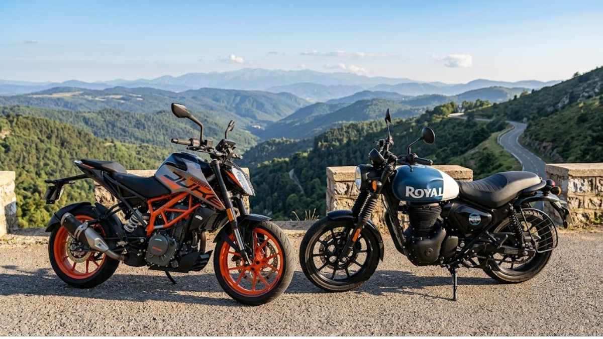 Royal Enfield Hunter 350 vs KTM Duke 250 Comparison 2026